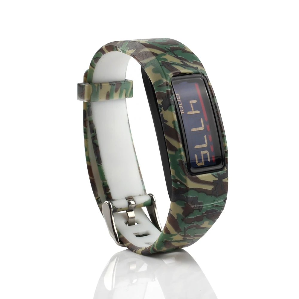  (JM2GJHS) TIP-003 Мягкие Силиконовые Замена Браслеты для Garmin Vivofit 2, Garmin Vivofit 2 Фитнес Группа. Fit большинство Размеров 