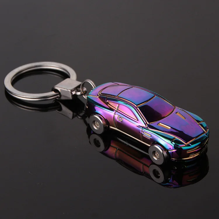 2PCS.LOT Mini Sport Car Shape Metal Windproof USB Rechargeable
