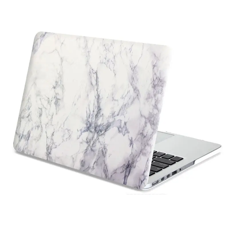 Жесткий чехол с белым мраморным узором + для клавиатуры MacBook Air 11 6 &quot12 Retina Pro15.4