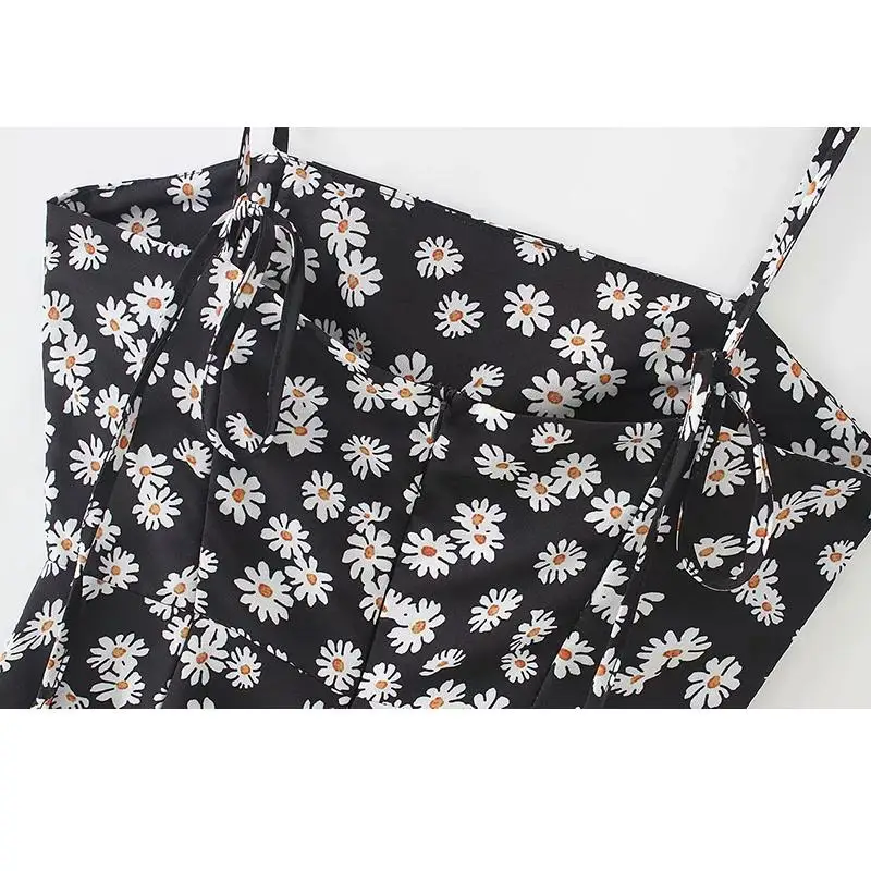 2019 винтажное летнее платье для женщин Kawaii Цветочная Туника Cami элегантное Boho