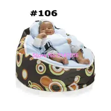 Retro balls 2016 Hot Sell Baby Bean bags Baby sleeping bag, waterproof kids beanbag sofa saet with 2 upper tops