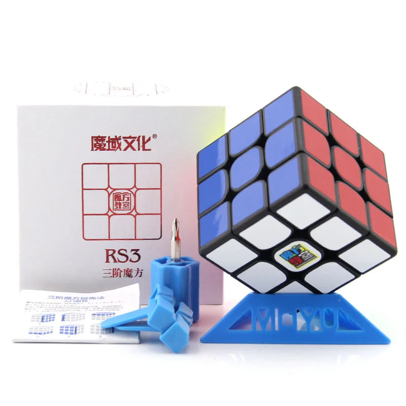 MOYU RS3/RS3M Магнитный/без магнитного 3*3*3 Магический Куб Профессиональная скоростная головоломка 3х3 куб Magico Cubo развивающие игрушки подарки