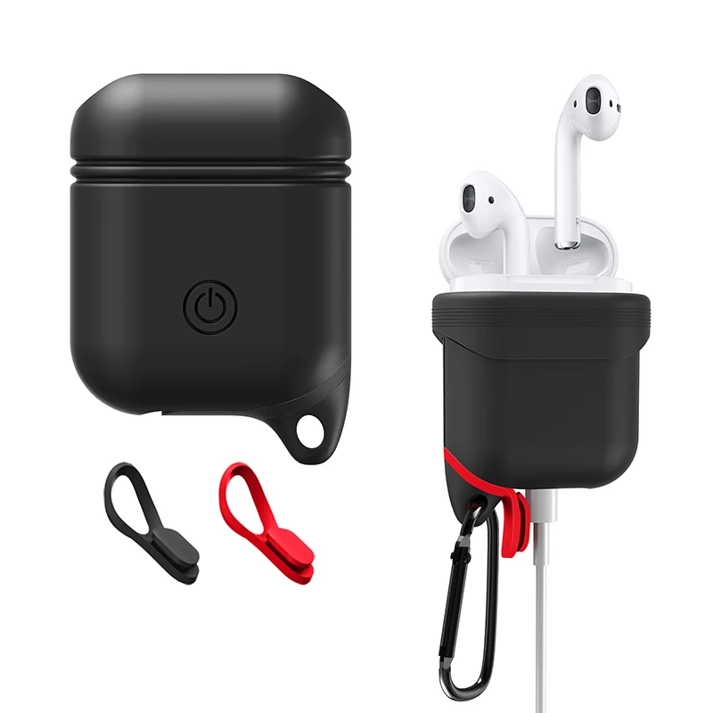 New Silicone Case Earphones for Apple Airpods Bluetooth Wireless Earphone Protective Skin Cover Box for Air Pods Ear Pods Bag