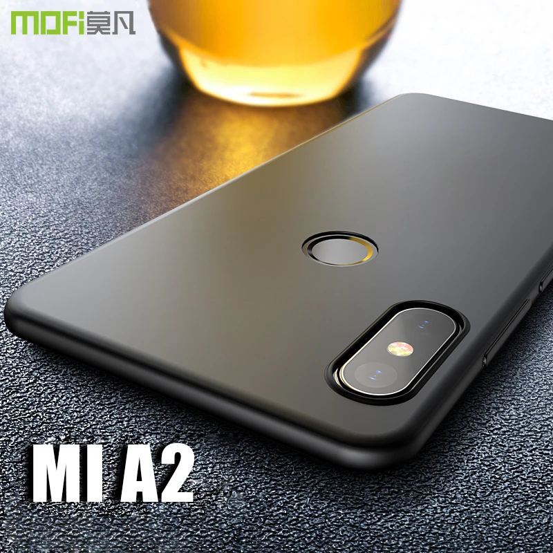 

for Xiaomi Mi A2 case cover MOFI mi a2 Hard PC Back Cover Case for xiaomi mi 6x Full Cover Case miA2 Black case Capa 5.99''