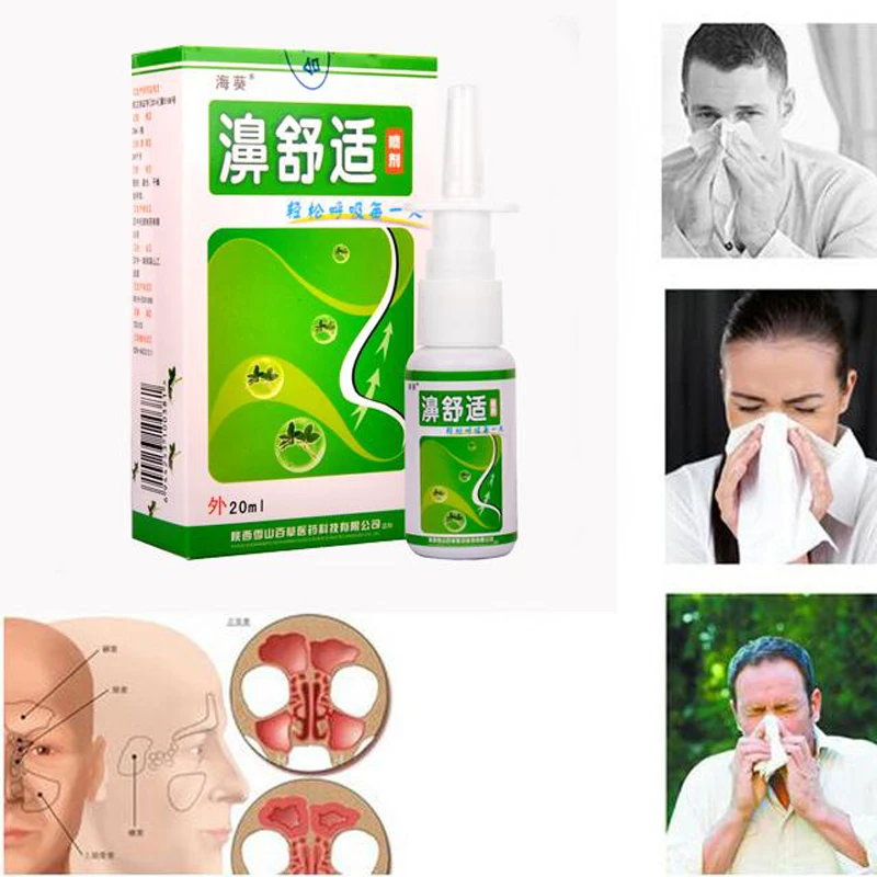 Nasal Sprays Chronic Rhinitis Sinusitis Spray Chinese Traditional