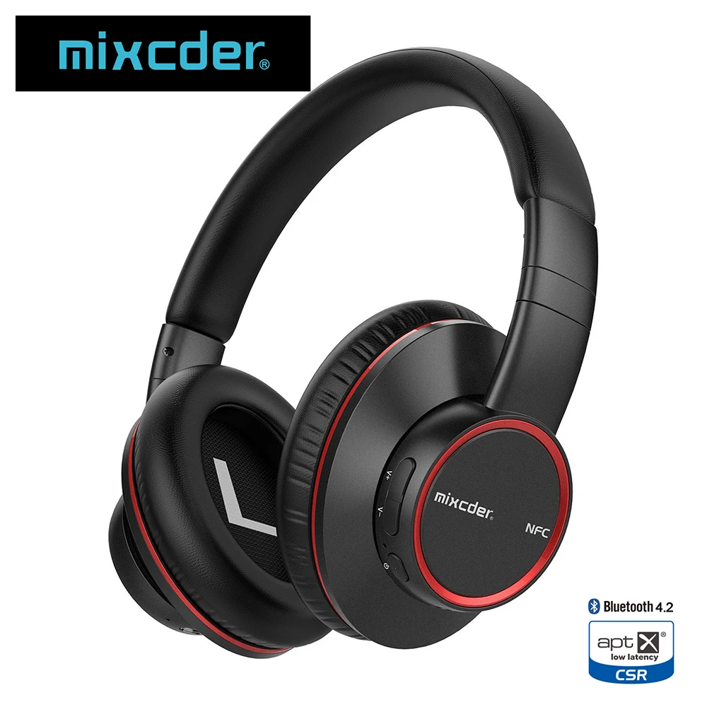Mixcder HD601 Over Ear AptX Low Latency Wireless Bluetooth Headphone 