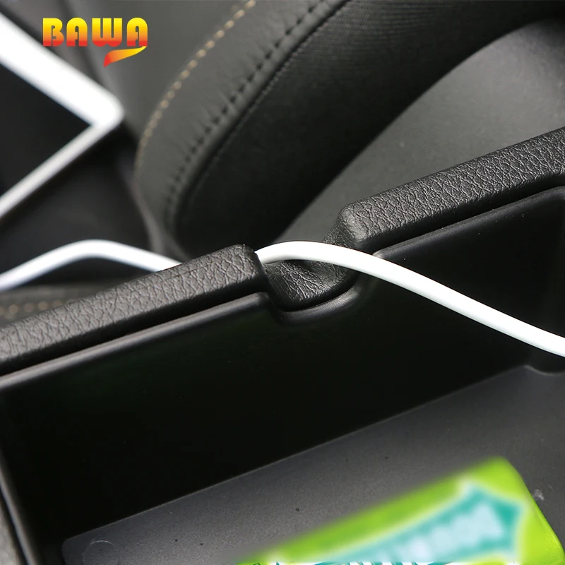BAWA ABS Armrest Box Storage Accessories for Jeep Renegade 2016-2017 Car Internal Storage Box