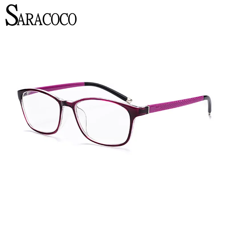 SARACOCO, винтажные очки для чтения, женские, мужские, модный бренд, дальнозоркость, ультра-светильник, Анти-усталость, полимерные очки T01