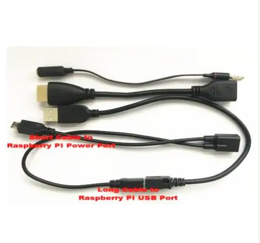 Raspberry PI 3 комплекта кабелей для док станции NEOGEO X HDMI и AV кабель в комплекте|set|set |