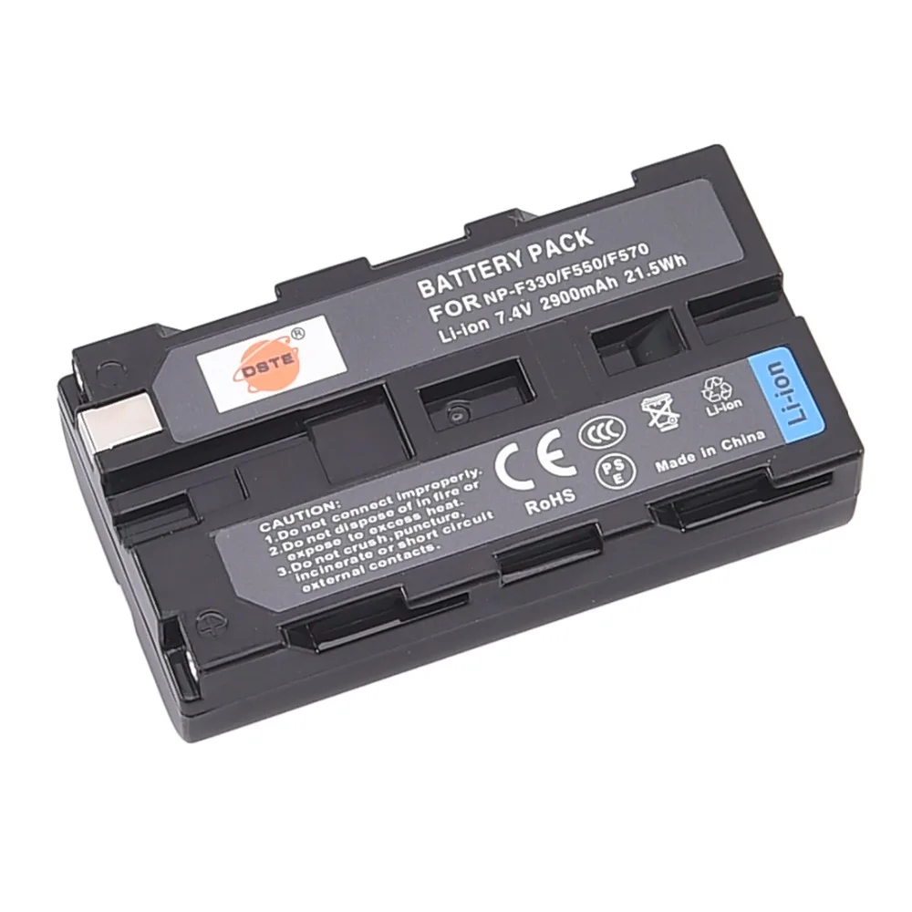 Billige DSTE NP F550 Batterie für Sony NP F330 NP F530 NP F570 MVC FD51 MVC FD73 MVC FD73K MVC FD75 FD81Camera YN308 VL162T