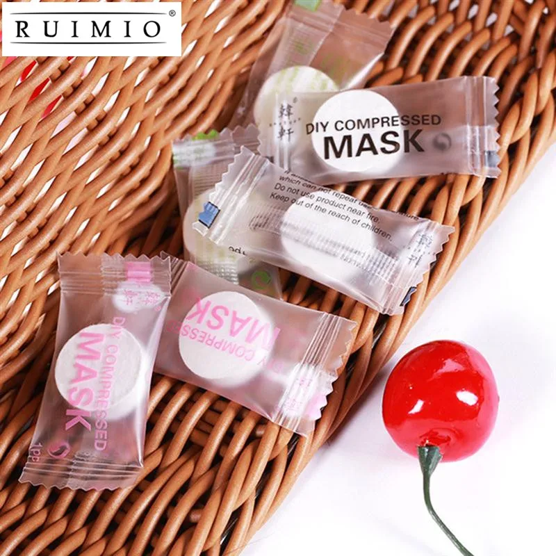 Buy RUIMIO 60pcs DIY Compressed Mask Disposable Facial