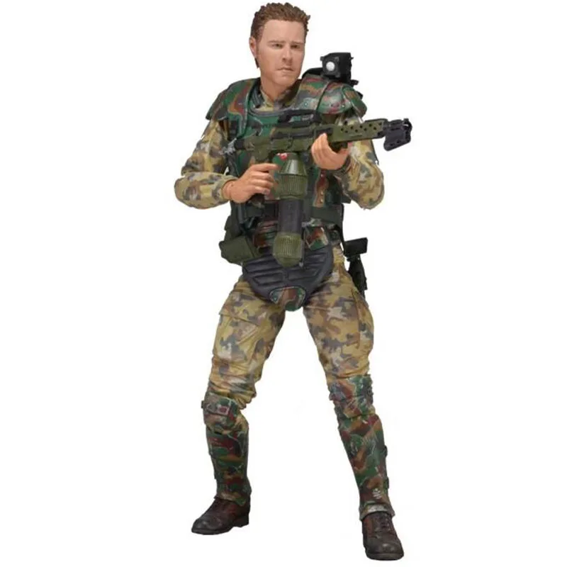 7 дюймов инопланетянин NECA vs Хищник сержант Крэг windrix Xenomorph Воин фигурку модель игрушка кукла
