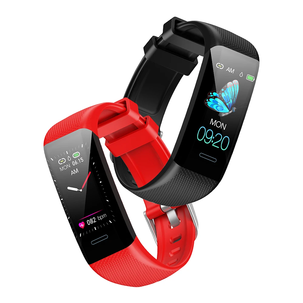 

Smart Bracelet C20 Waterproof Heart Rate Monitor Fitness Tracker Wristband Color Screen Sport Smart Band for Smart Phone