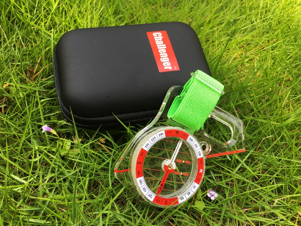 Bússola de Orientação Profissional ao ar Livre ao ar Caça ao Tesouro Polegar Oross country Orienteering Livre Forte Bússola Magnética 3 Esporte e Lazer