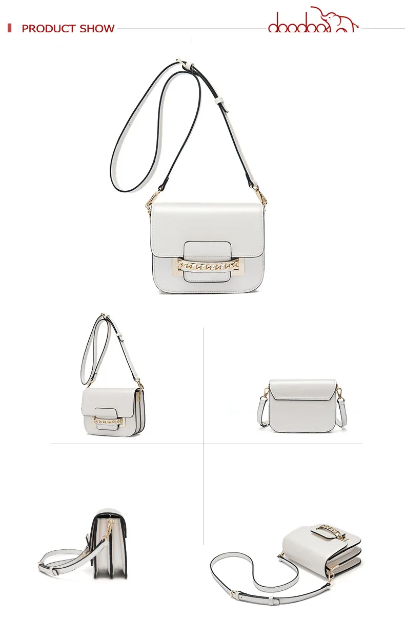 DOODOO брендовая модная женская сумка, женские сумки через плечо, Женская искусственная кожа, новинка, маленькие 2 цвета, сумки-мессенджеры