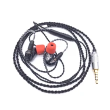 DIY SE215 HIFI гарнитура MMCX обновленный кабель для Shure SE215 SE535 SE846 наушники шнур для наушников с микрофоном для iphone huawei xiami