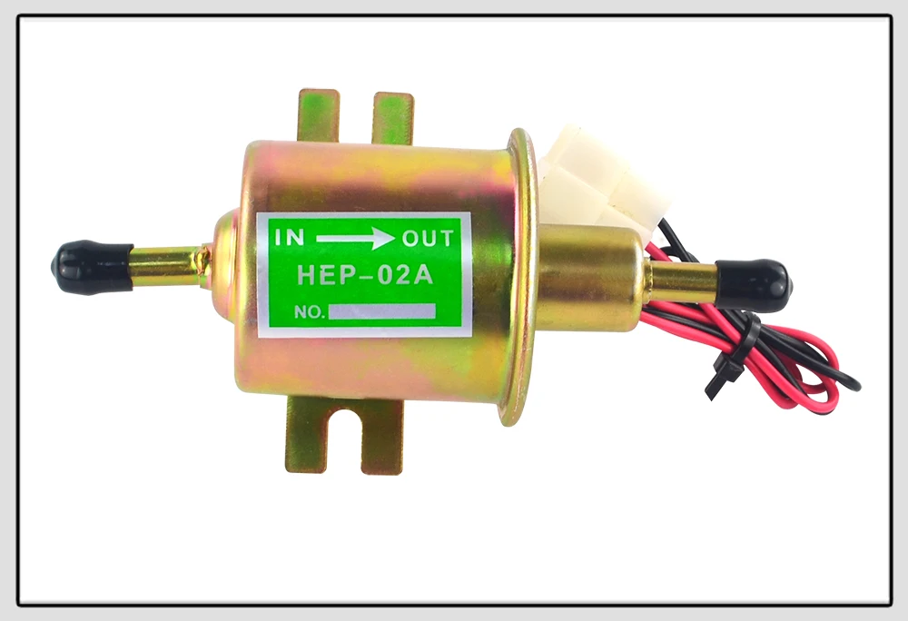 3 Цвета Универсальный 12 В Электрический топливный насос низкое давление болт фиксирующий провод Дизель Бензин HEP-02A для автомобиля карбюратор Мотоцикл ATV