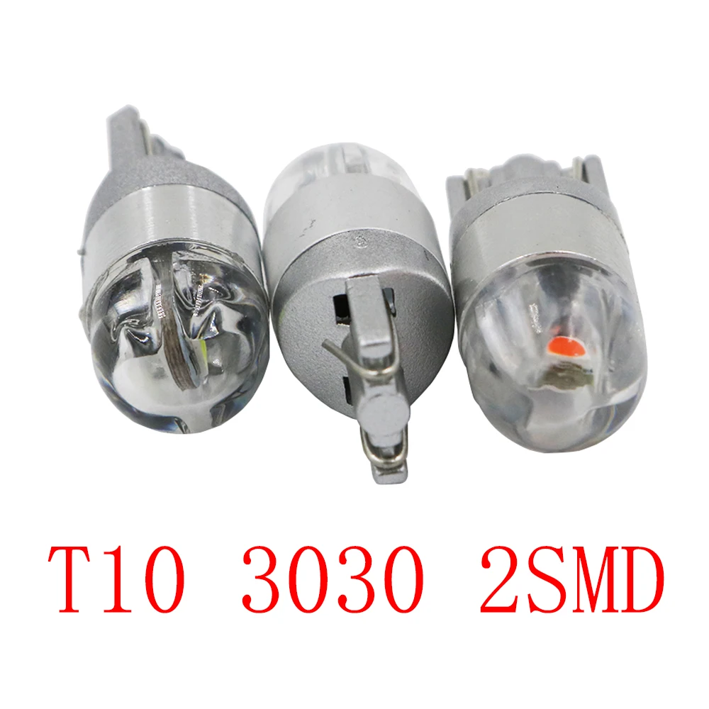 

YSY 500PCS High Quality T10 W5W 3030 LED Car Marker Lamp 168 WY5W SMD LED Auto Wedge Bulbs Red Blue Yellow 12V