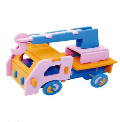 Апрель Du Дети DIY Craft Наборы EVA 3D головоломки автомобиля модели грузовик Дети ремесла Творческий развивающие игрушки ручной работы, 1 шт