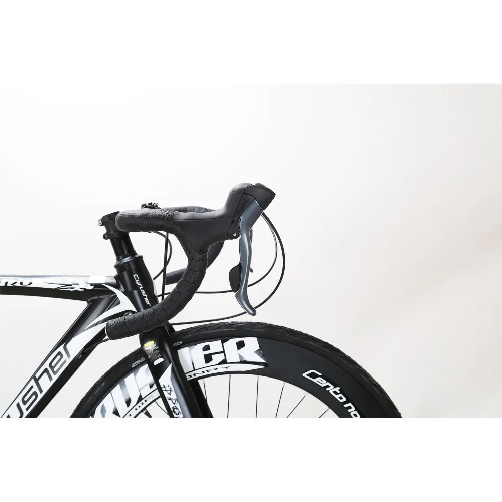 Cyrusher XC700 Road Bicycle 16 Speeds 700C 54/56CM Light Aluminum Frame Road Bike Mechanical Disc Brakes Racing bike Cyrusher XC700 Road Bicycle 16 Speeds 700C 54/56CM Light Aluminum Frame Road Bike Mechanical Disc Brakes Racing bike