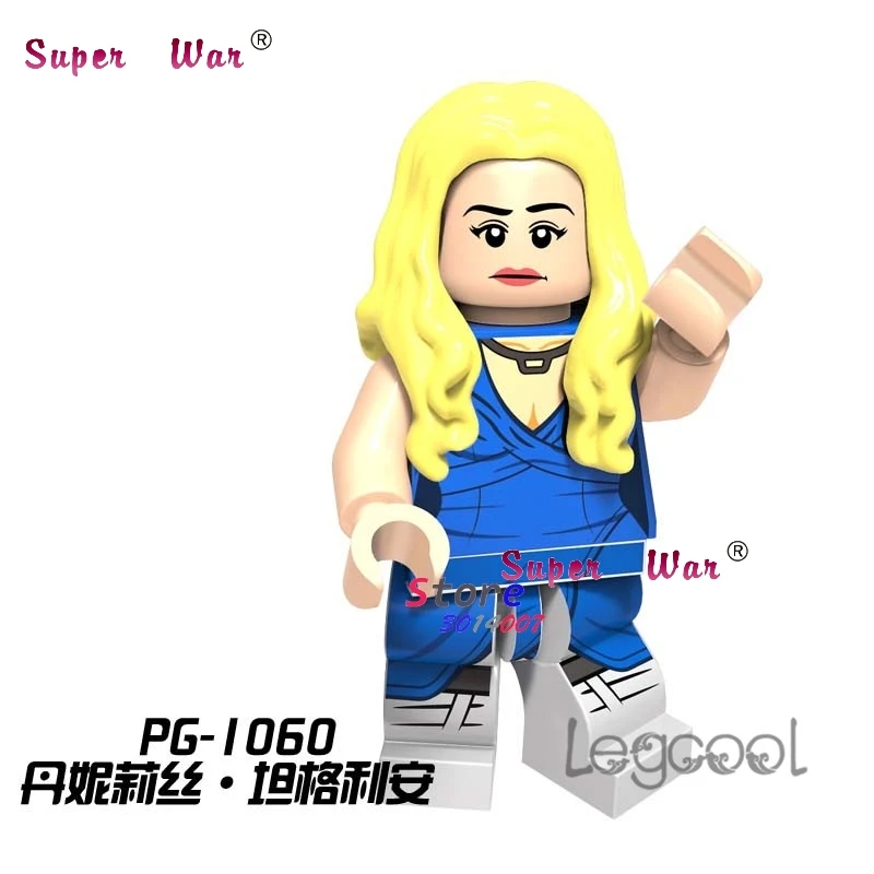 

1PCS model building blocks action figures superheroes Daenerys Targaryen Game of Thrones Ice and Fire diy toys for children gift