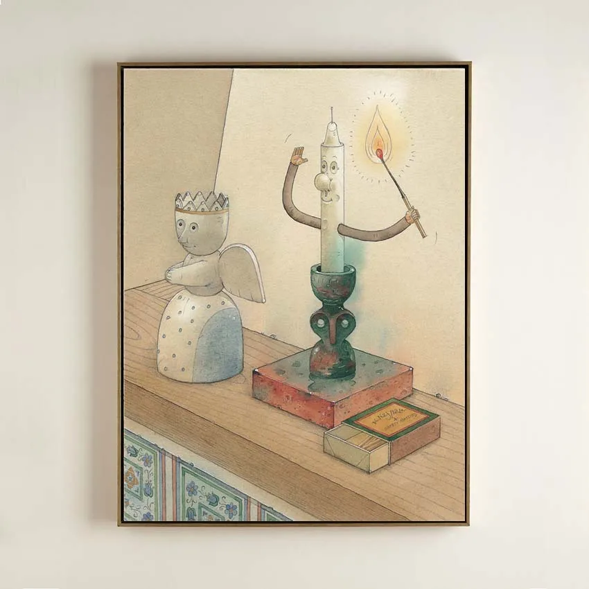Kestutis-K-159-Candle Paintinga