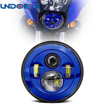 

7 inch Blue led light bulb headlight Motorcycle Projector for Motorcycles Bad Boy 1995-1997