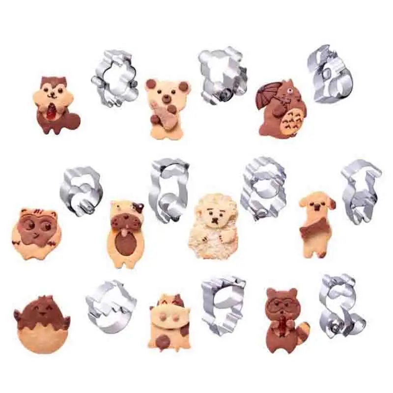 Squirrel-Chicken-Stainless-Steel-Biscuit-Knife-Cartoon-Animal-Cookie-Mousse-Fudge-Cake-Decorating-Tool-Sheep-Bear