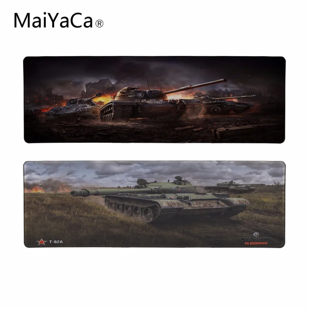 

Maiyaca Laptop Mouse Pad Drop Shipping The World of Tanks Non-Slip Laptop Computer PC Large Size Game Mousepads