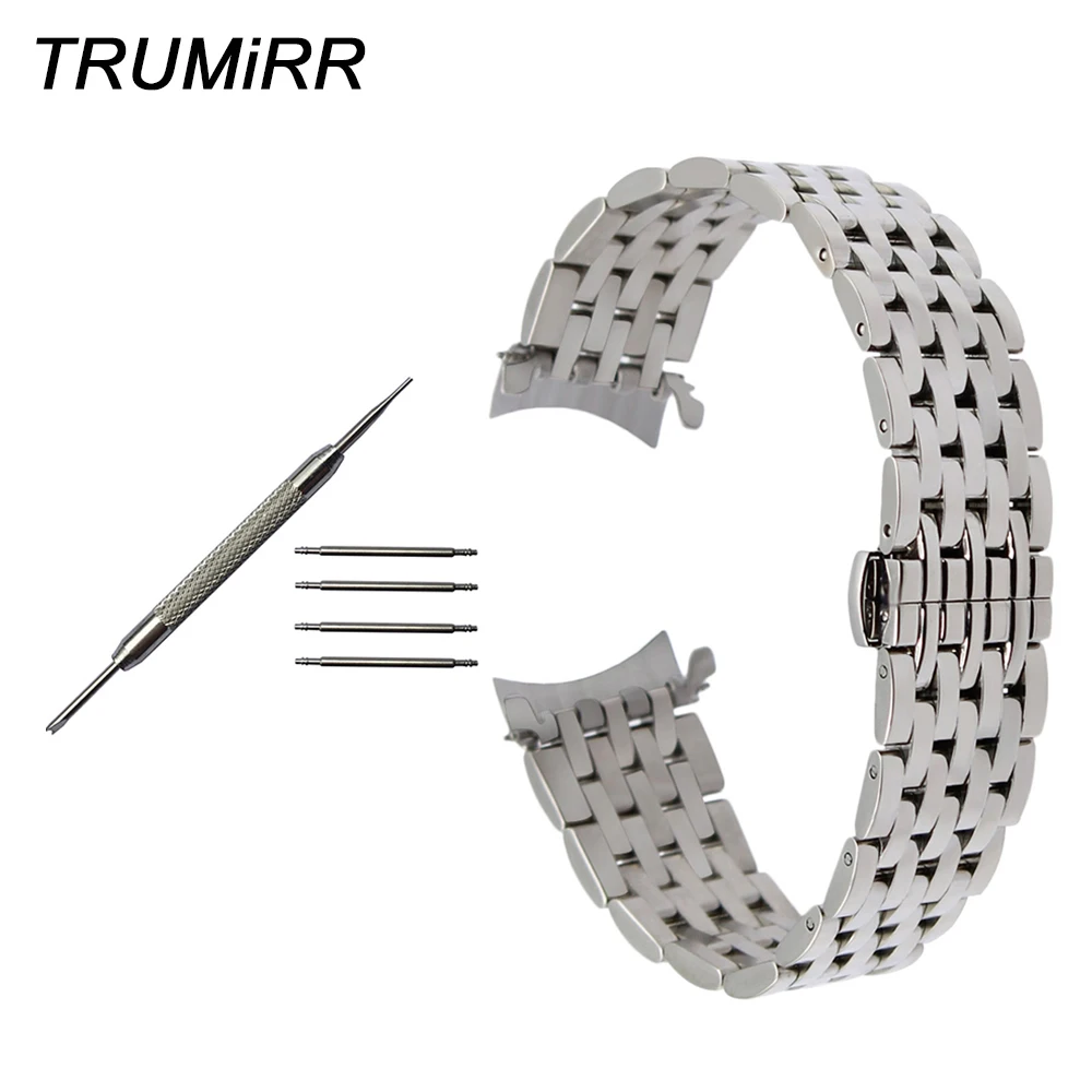 Buy Curved End Stainless Steel Watch Band for Breitling Avenger Superocean Men