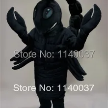 Талисман большой черный пустынный Скорпион талисман костюм ростовой костюм мультяшный персонаж карнавальный костюм маскарадный костюм