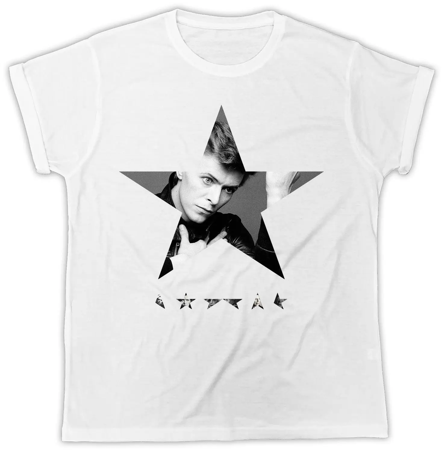 

David Bowie T Shirt Blackstar Album Star Music Concert Mens Womens Unisex T-shirt Cotton Shirts Cheap Wholesale