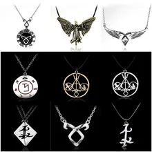 Ожерелье из костей Mortal Instruments, винтажный кулон Angelic power Runes shadowhunter, подарок для мужчин и женщин-30