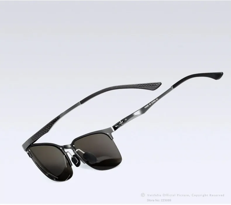 VEITHDIA, унисекс, Ретро стиль, алюминиевые брендовые солнцезащитные очки, поляризационные линзы, Винтажные Солнцезащитные, gafas oculos de sol masculino 6631