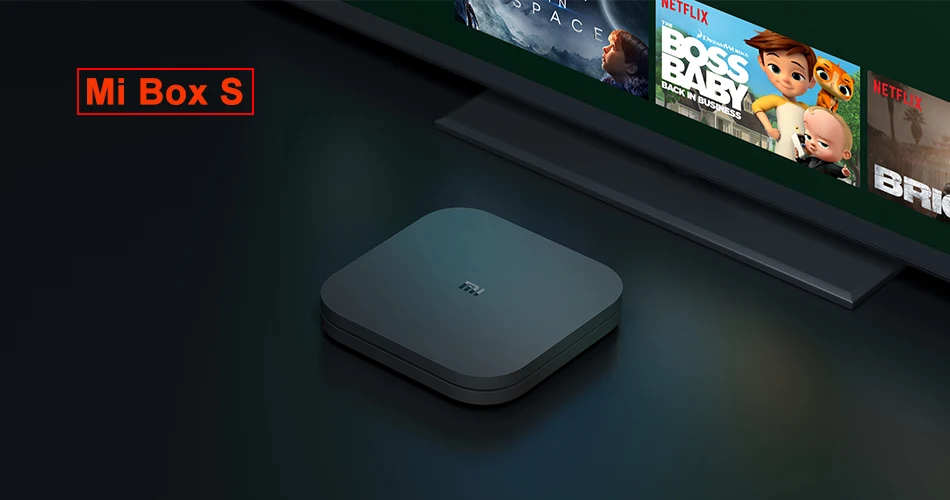 Оригинальная глобальная версия Xiaomi mi Box S Android 8,1 4 K четырехъядерный Smart tv Box 2 ГБ 8 ГБ HD mi 2,4G 5,8G WiFi Mali 450 1000Mbp