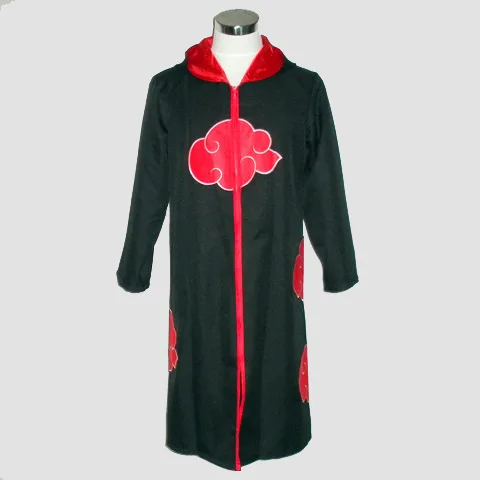 

drop pp role cosplay costume Naruto Akatsuki Cloak Sasuke Itachi Wind Dust Coat Orochimaru uchiha madara Cosplay Costume s-2xl