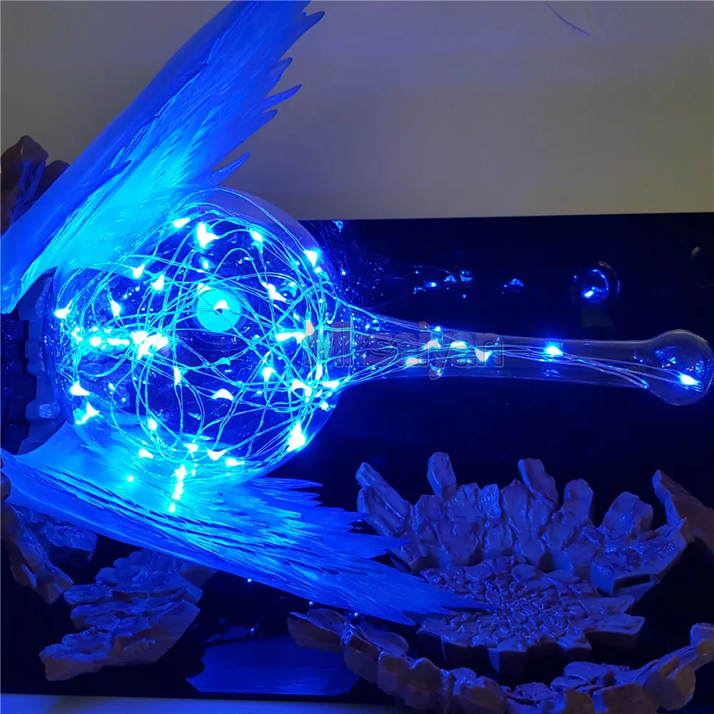 Dragon Ball Z фигурка Сон Гоку Kamehameha Сделай Сам светодиодный светильник сцена взрыва DIY