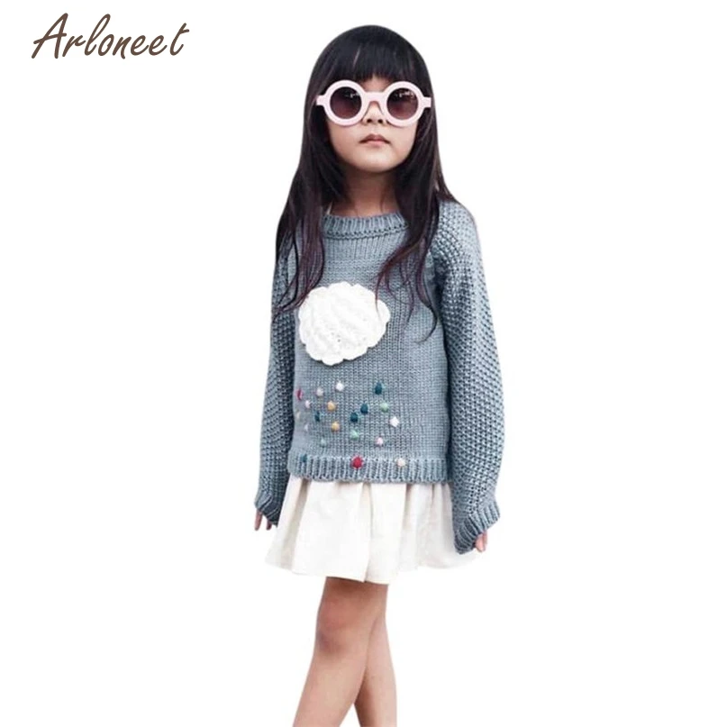 

Arloneet Baby Fashion Sweaters Girls Kids Baby Cloud Sweater Knit Pullovers Warm Coat Outerwear Clothes 2017 2019 ST22