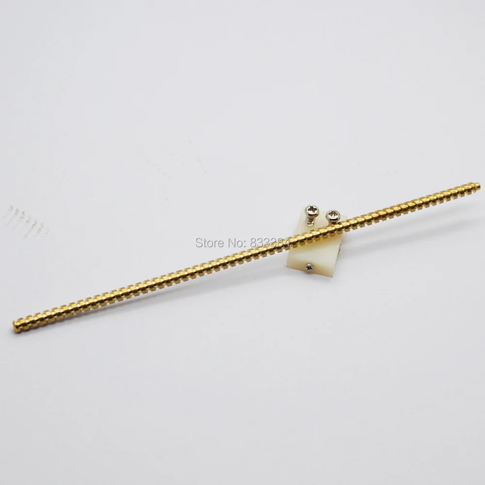 

120mm Rod lead screw dia 3mm with Plastic slide Great For DIY Great for motor application