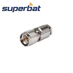 Superbat мини-UHF зажим штекер для LMR195 RG58 RG400 RG142 кабель ВЧ коаксиальный разъем