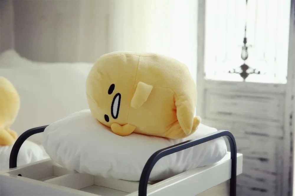 1 шт. 50*40 см Gudetama ленивое яйцо плюшевые игрушки яйца jun яичный желток брат большая кукла подушка ленивые шары мягкая игрушка для Рождественский подарок