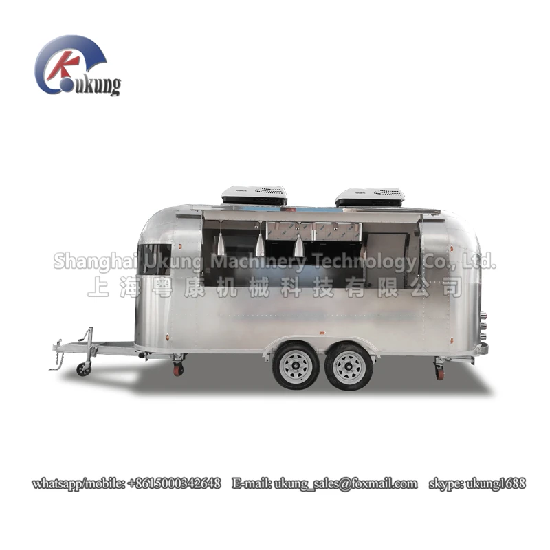 

UKUNG brand AST-210 model customized stainless steel food truck