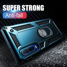 Роскошный бронированный противоударный чехол для samsung Galaxy S10e S10 S9 S8 Note 9 8 A7 A6 A8 A9 J4 J6 плюс покрытие автомобиля держатель кольцо чехол