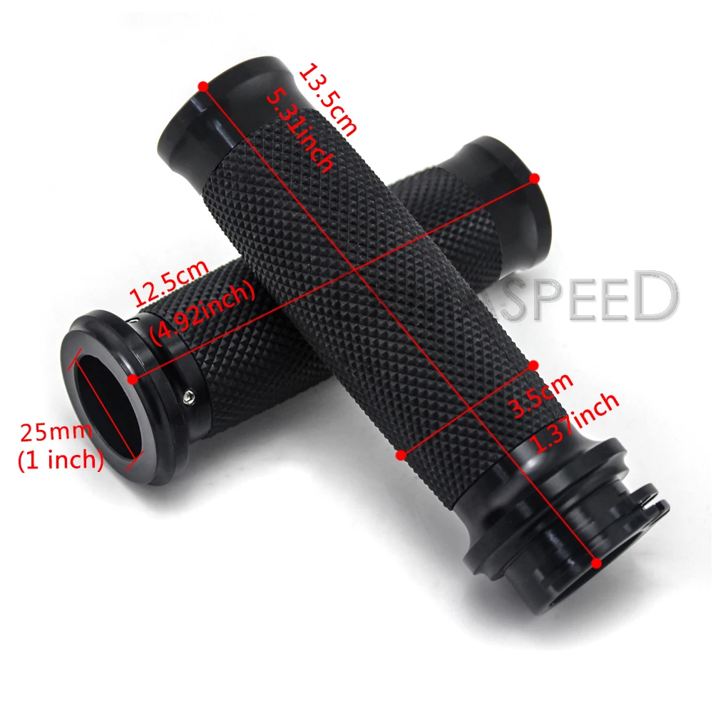 Harley CNC Handlebar Hand Grips (8)