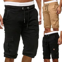 Шорты мужские тренировочные брюки повседневные эластичные Joggings спортивные однотонные мешковатые Карманы Брюки Spodenki Pantalones короткие шорты