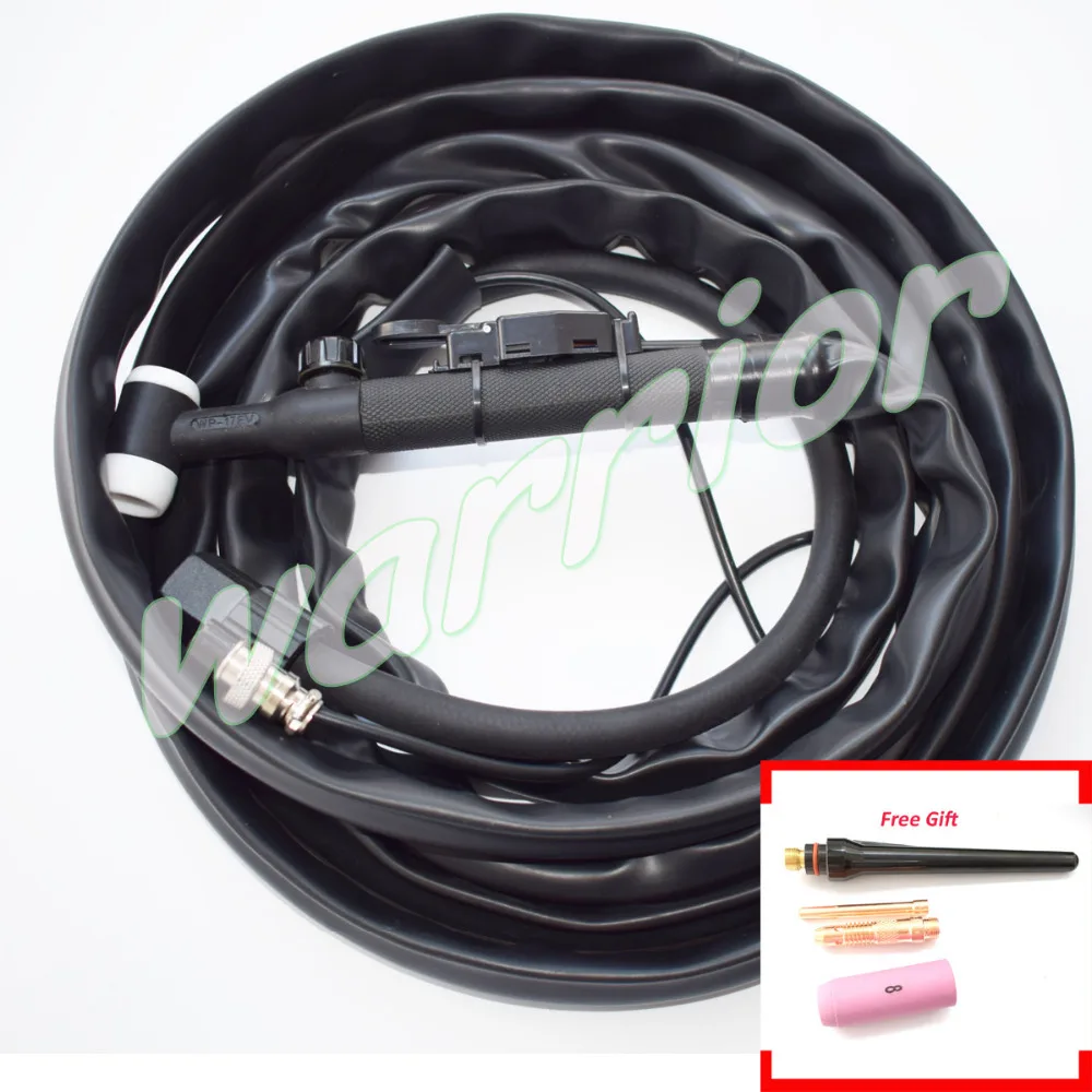 

Felixble WP-17FV TIG Welding Torch Complete With Gas Valve 4 Meters 12FT Incorporated