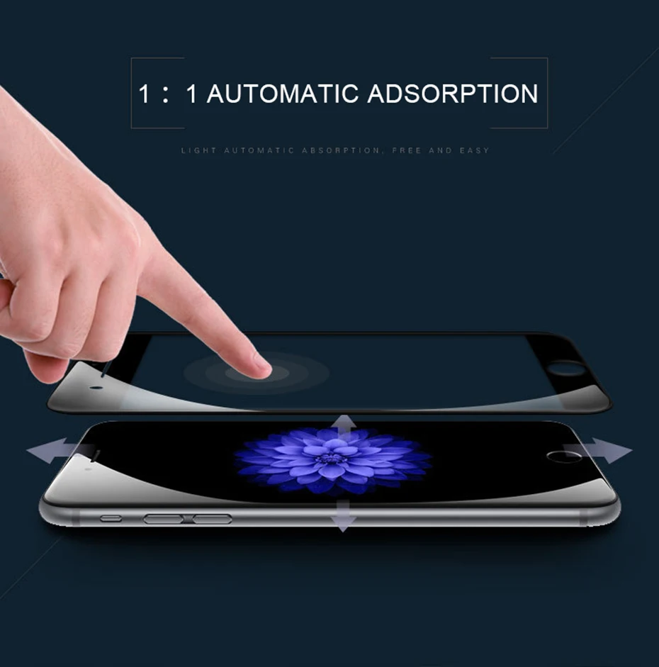 5D пленка для полного покрытия изогнутое стекло для iphone 6 6s 7 8 plus закаленное стекло для iphone X XR XS MAX защита экрана