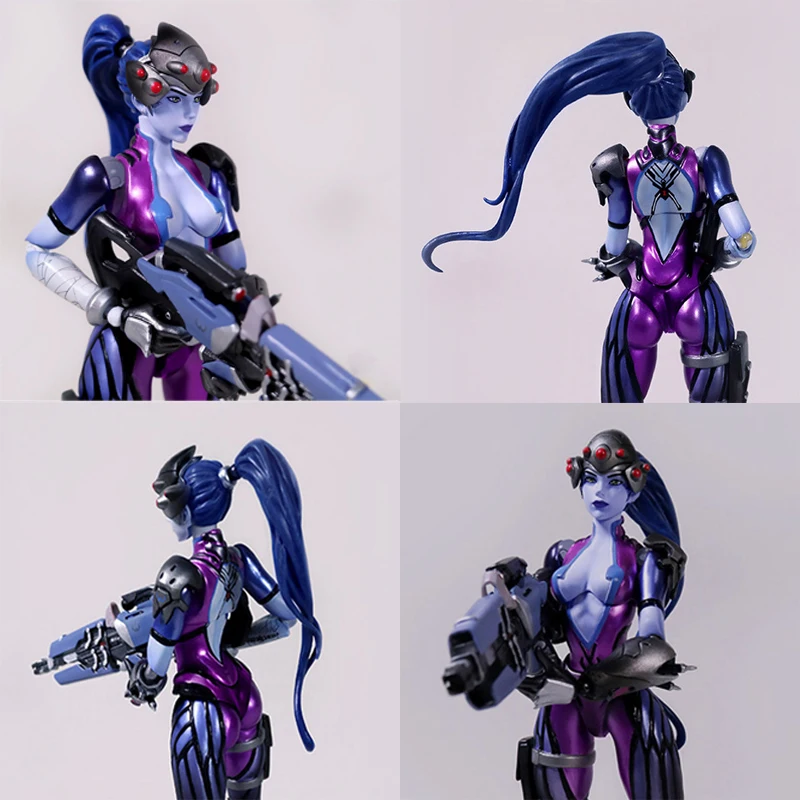 LONSUN) OW Widowmaker фигурка модель Kinderen Speelgoed Geschenken Collectie Tracer ПВХ 17 см игра Figuur Garage Kit