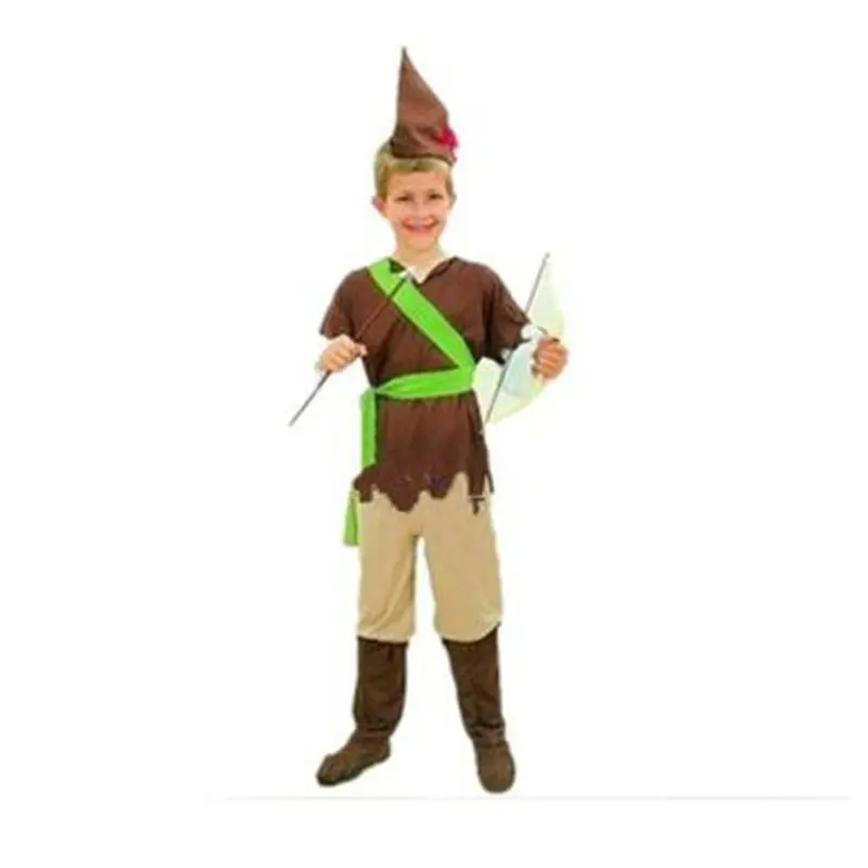 Halloween Party Costumes Dwarf Boy Hunter Robin Cosplay Children