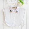 Secret code New Fashion Fake Collar Women White Shirt Necklaces Color Water Diamond Blouses False Collar Sweater Wholesale Drop Shipping 32860452271
